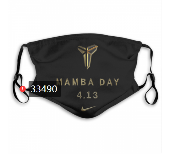 2021 NBA Los Angeles Lakers #24 kobe bryant 33490 Dust mask with filter->nba dust mask->Sports Accessory